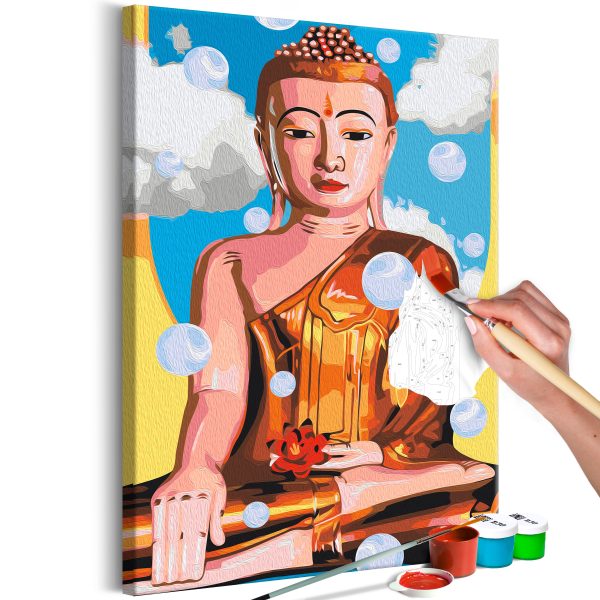 Malování podle čísel – Levitating Buddha Malování podle čísel – Levitating Buddha
