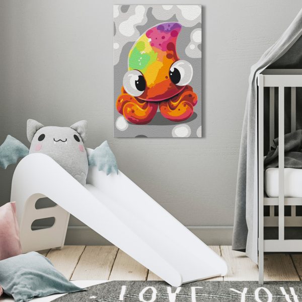 Malování podle čísel – Funny Octopus Malování podle čísel – Funny Octopus