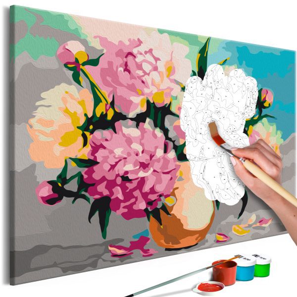Malování podle čísel – Flowers in Vase Malování podle čísel – Flowers in Vase