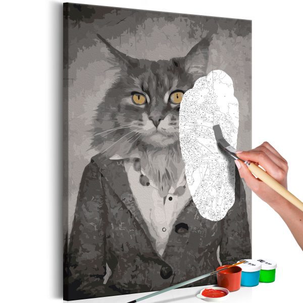 Malování podle čísel – Elegant Cat Malování podle čísel – Elegant Cat