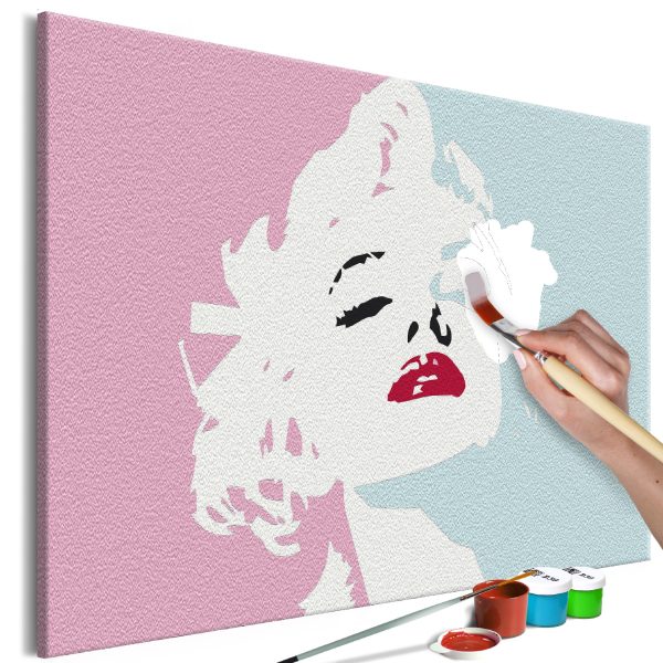 Malování podle čísel – Marilyn in Pink Malování podle čísel – Marilyn in Pink