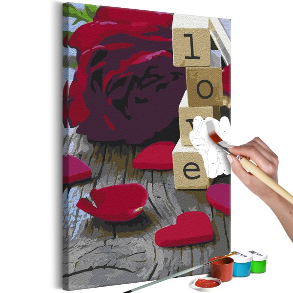 Malování podle čísel – Love Blocks Malování podle čísel – Love Blocks