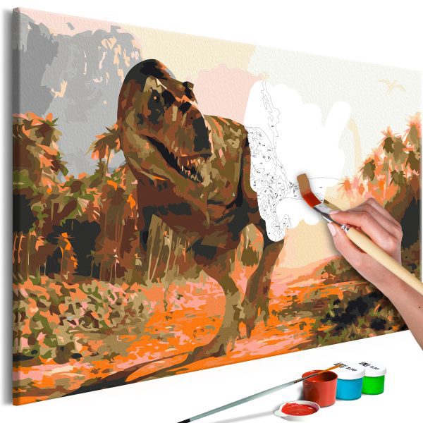Malování podle čísel – Dangerous Dinosaur Malování podle čísel – Dangerous Dinosaur
