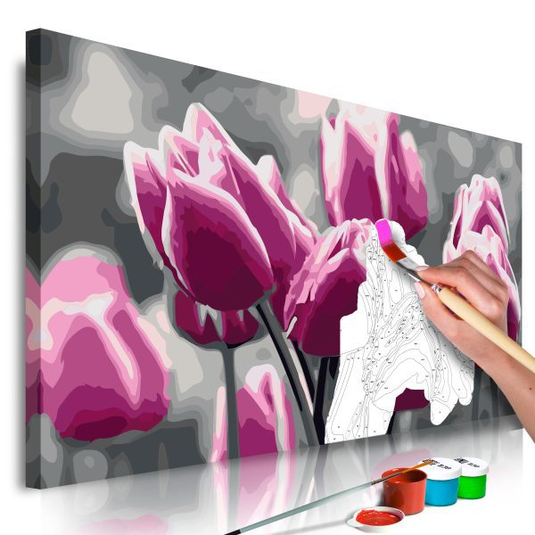 Malování podle čísel – Tulip Field Malování podle čísel – Tulip Field