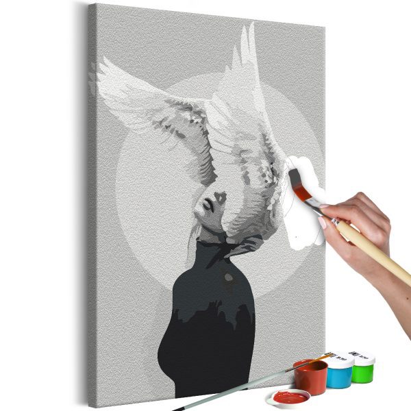 Malování podle čísel – Woman With Wings Malování podle čísel – Woman With Wings