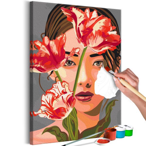 Malování podle čísel – Asian Beauty Malování podle čísel – Asian Beauty