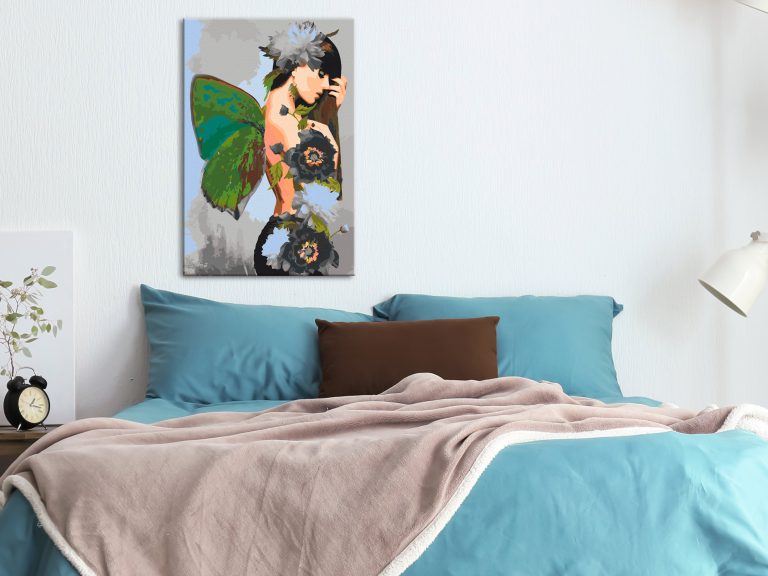 Malování podle čísel – Butterfly Woman Malování podle čísel – Butterfly Woman