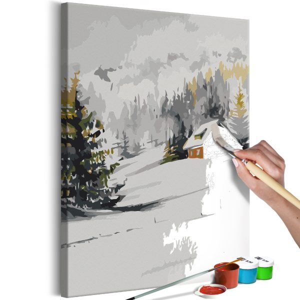 Malování podle čísel – Winter Cottage Malování podle čísel – Winter Cottage