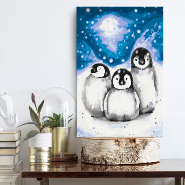 Malování podle čísel – Three Penguins Malování podle čísel – Three Penguins
