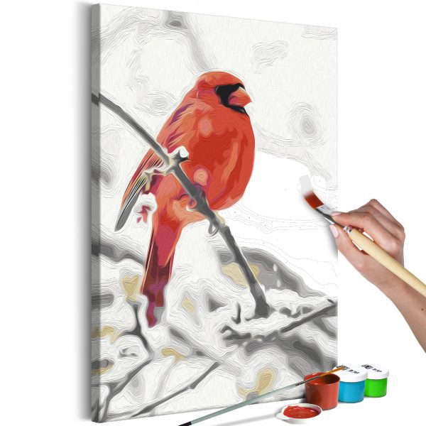 Malování podle čísel – Red Bird Malování podle čísel – Red Bird