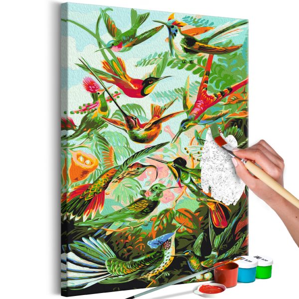 Malování podle čísel – Hummingbird Family Malování podle čísel – Hummingbird Family