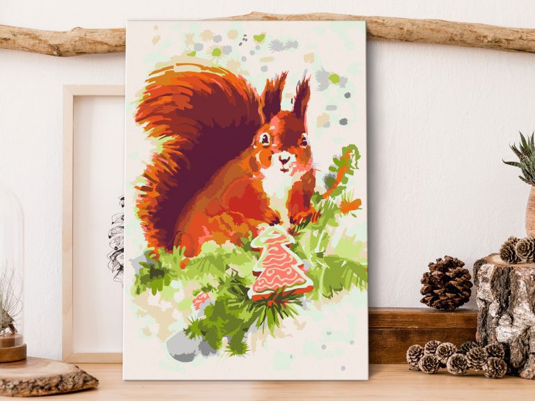 Malování podle čísel – Squirrel Malování podle čísel – Squirrel