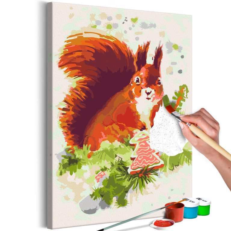 Malování podle čísel – Squirrel Malování podle čísel – Squirrel