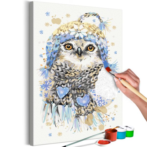 Malování podle čísel – Cold Owl Malování podle čísel – Cold Owl