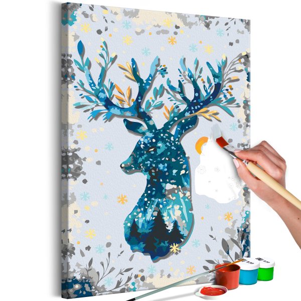 Malování podle čísel – Nightly Deer Malování podle čísel – Nightly Deer
