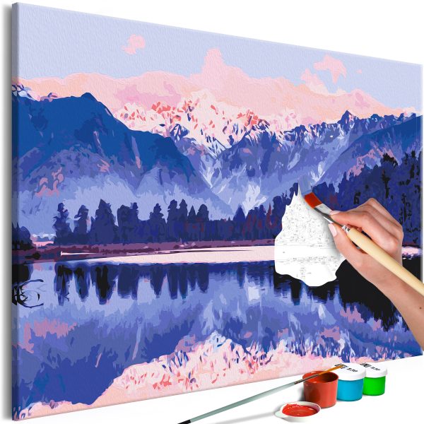 Malování podle čísel – Matheson Lake Malování podle čísel – Matheson Lake