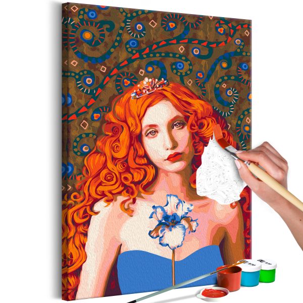 Malování podle čísel – Woman With an Iris Malování podle čísel – Woman With an Iris