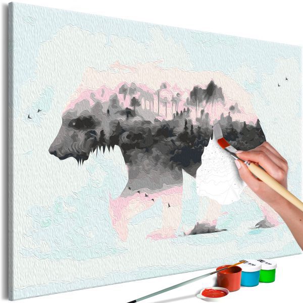 Malování podle čísel – Pastel Teddy Bear Malování podle čísel – Pastel Teddy Bear