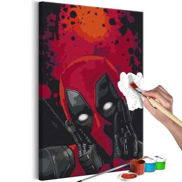 Malování podle čísel – Deadpool Malování podle čísel – Deadpool