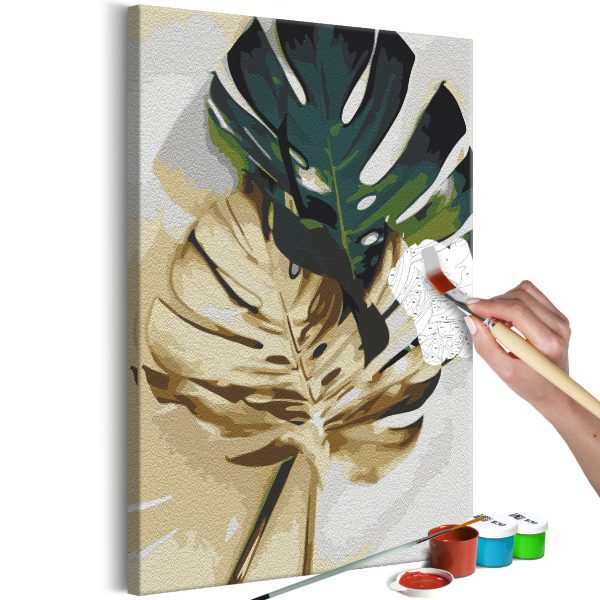 Malování podle čísel – Golden Palm Tree Malování podle čísel – Golden Palm Tree
