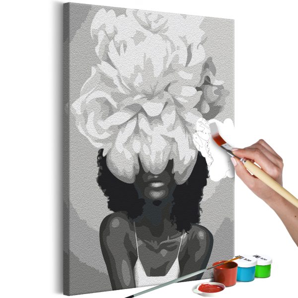 Malování podle čísel – White Flowers In A Vase Malování podle čísel – White Flowers In A Vase