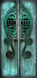 Fototapeta na dveře – Emerald Gates Fototapeta na dveře – Emerald Gates