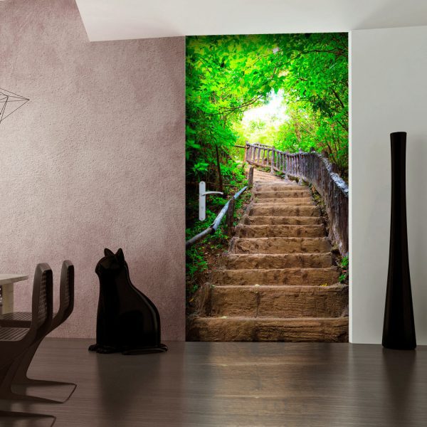Fototapeta na dveře – Photo wallpaper – Stairs from nature I Fototapeta na dveře – Photo wallpaper – Stairs from nature I