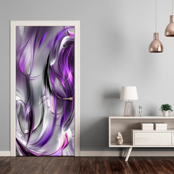 Fototapeta na dveře – Photo wallpaper – Purple abstraction I Fototapeta na dveře – Photo wallpaper – Purple abstraction I