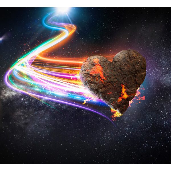 Samolepící fototapeta – Love Meteorite (Colourful) Samolepící fototapeta – Love Meteorite (Colourful)