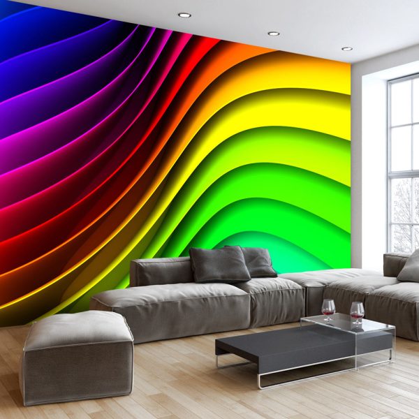 Samolepící fototapeta – Rainbow Waves Samolepící fototapeta – Rainbow Waves
