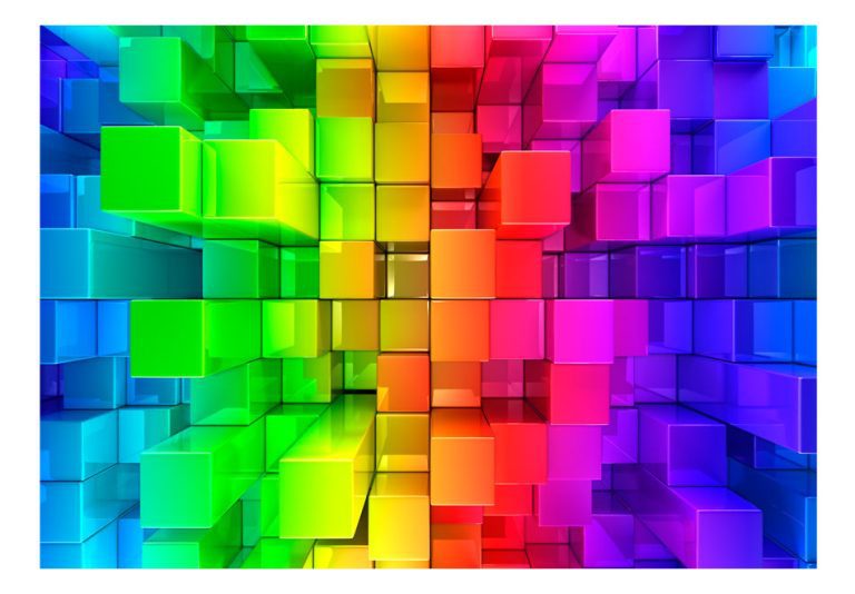 Samolepící fototapeta – Colour jigsaw Samolepící fototapeta – Colour jigsaw