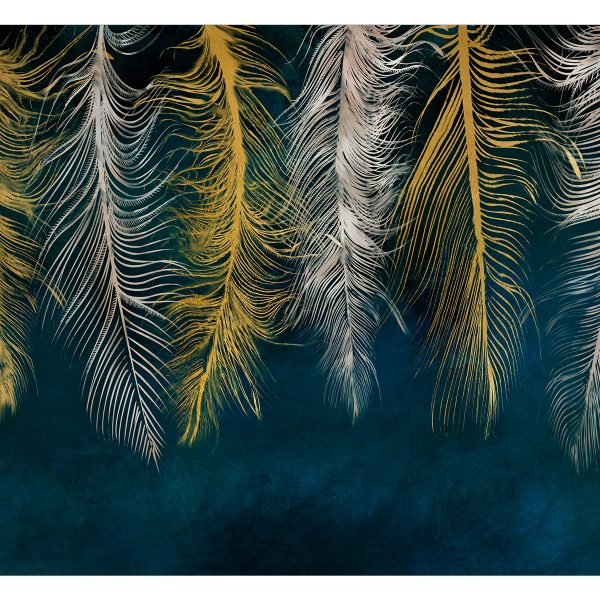 Fototapeta – Gilded Feathers Fototapeta – Gilded Feathers