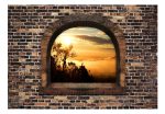 Samolepící fototapeta – Stony Window: Morning Mist Samolepící fototapeta – Stony Window: Morning Mist