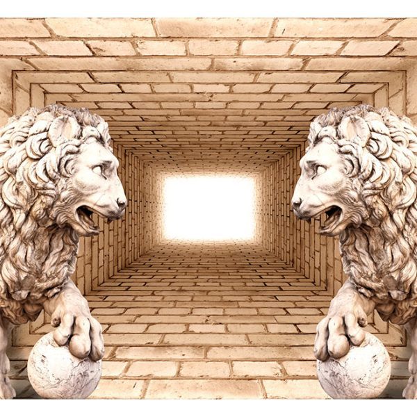 Samolepící fototapeta – Mystery of lions Samolepící fototapeta – Mystery of lions
