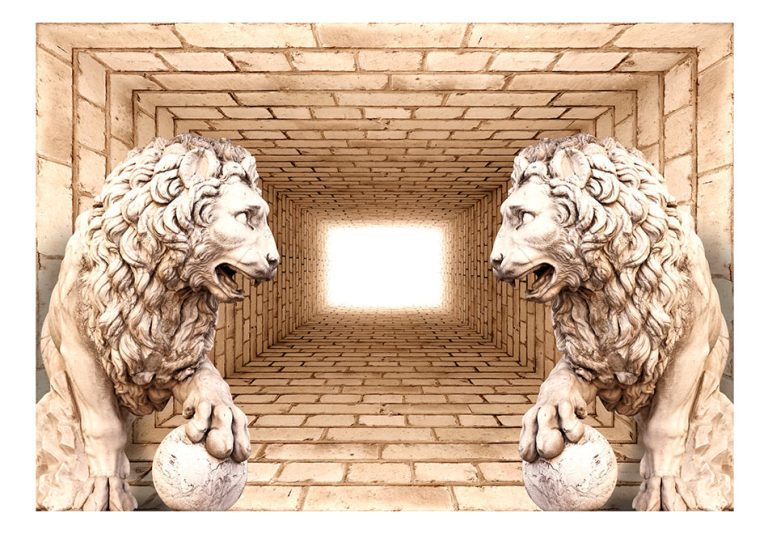 Samolepící fototapeta – Mystery of lions Samolepící fototapeta – Mystery of lions