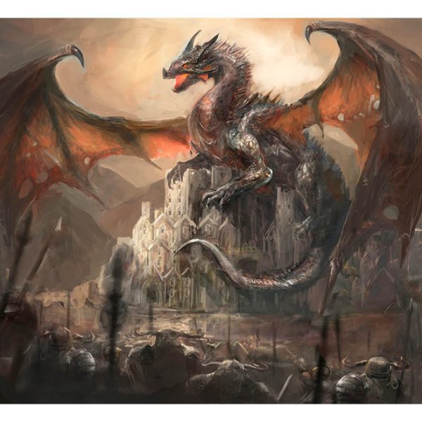 Samolepící fototapeta – Dragon castle Samolepící fototapeta – Dragon castle