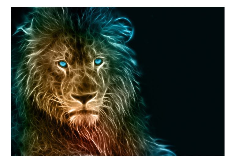 Samolepící fototapeta – Abstract lion Samolepící fototapeta – Abstract lion