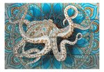 Samolepící fototapeta – Zen Octopus Samolepící fototapeta – Zen Octopus