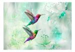 Fototapeta – Colourful Hummingbirds (Green) Fototapeta – Colourful Hummingbirds (Green)
