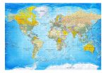 Samolepící fototapeta – World Classic Map Samolepící fototapeta – World Classic Map