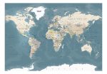 Samolepící fototapeta – Vintage World Map Samolepící fototapeta – Vintage World Map