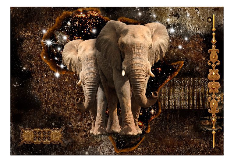 Samolepící fototapeta – Brown Elephants Samolepící fototapeta – Brown Elephants