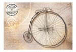 Fototapeta – Vintage bicycles – sepia Fototapeta – Vintage bicycles – sepia