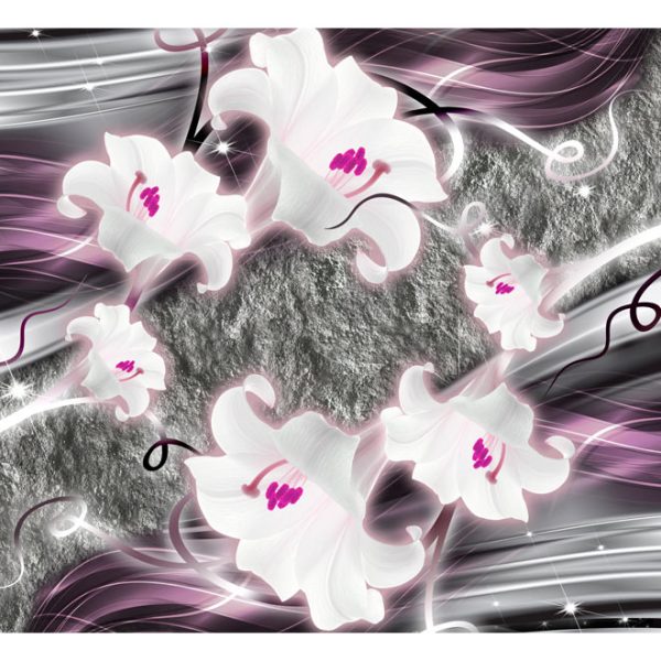 Fototapeta – Dance of charmed  lilies Fototapeta – Dance of charmed  lilies