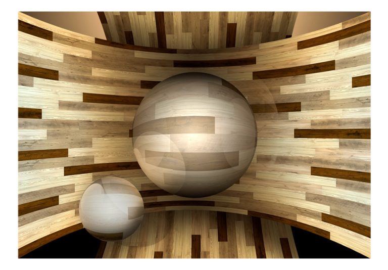 Fototapeta – Wooden orbit Fototapeta – Wooden orbit