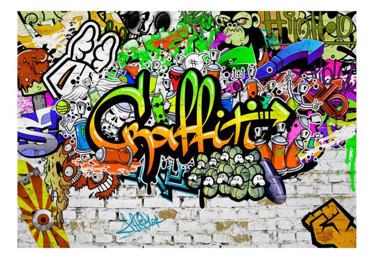 Fototapeta – Graffiti on the Wall Fototapeta – Graffiti on the Wall