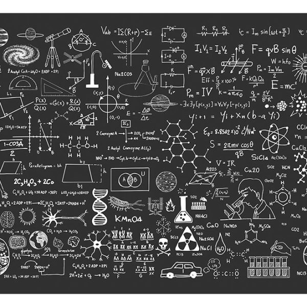Fototapeta – Science on Chalkboard Fototapeta – Science on Chalkboard