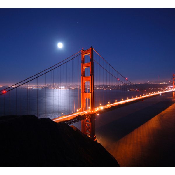 Fototapeta – Golden Gate Bridge at night Fototapeta – Golden Gate Bridge at night