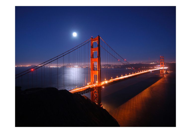 Fototapeta – Golden Gate Bridge at night Fototapeta – Golden Gate Bridge at night