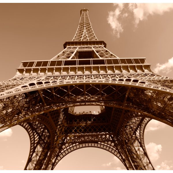 Fototapeta – Eiffel Tower in sepia Fototapeta – Eiffel Tower in sepia